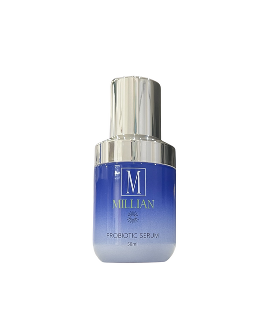 Millian Skincare probiotic serum,loaded with high concentrations of probiotic actives, helps skin fight back even stronger.
